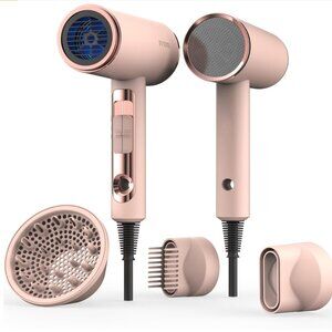 Blow Dryer with Diffuser Brush for Women
